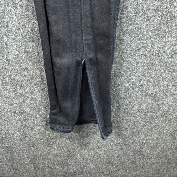 Rag & Bone Yuki Jeans Women's 26 Black Navy Coal Bar Skinny Stretch Slit - Picture 3 of 13
